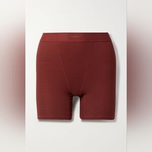 SKIMS Cotton Rib Boxer Shorts – Sangria – Size Large (12-14) – SOLD OUT